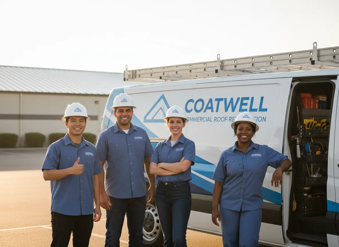 Commercial roof coating company in Houstonia, MO